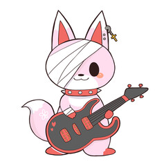 きつねのベース・桃狐