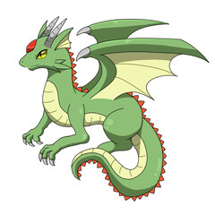 Naklejka premium 大きいドラゴン