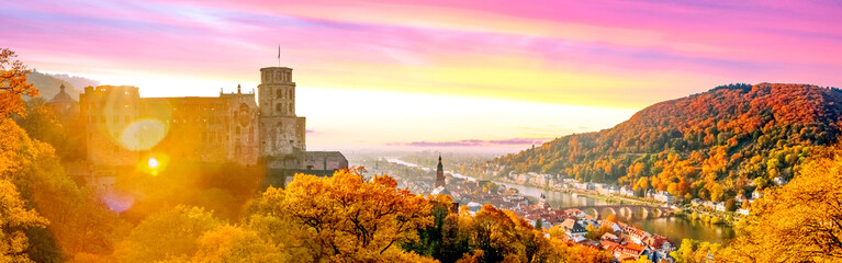 Blick auf das Heidelberg, Schloss, Deutschland 