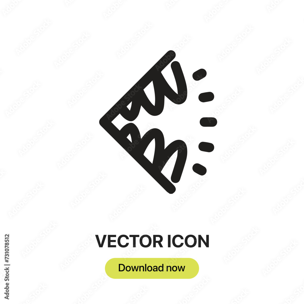 Poster Bark icon vector. Linear-style sign for mobile concept and web design.  Bark symbol illustration. Pixel vector graphics - Vector.	
