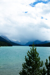 lake in the mountains - foggy day II