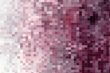 Burgundy pixel pattern artwork, intuitive abstraction, light magenta and dark gray, grid 