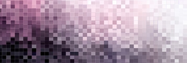 Charcoal pixel pattern artwork, intuitive abstraction, light magenta and dark gray, grid 