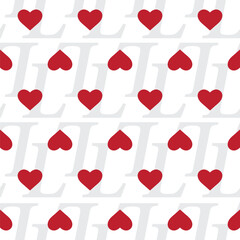 L monogram vector illustration design