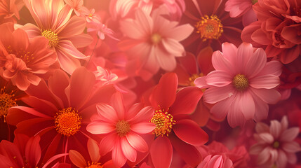 Abstract background of flowers Close-up.