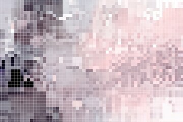 Fototapeta na wymiar Gray and Teal pixel pattern artwork