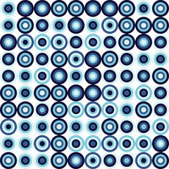 Abstract geometric Bauhaus pattern design. Vector circle, triangle and square lines color art design. Colorful Bauhaus background pattern. 