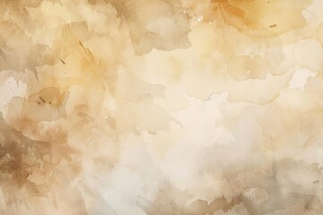 Abstract watercolor background in soft beige tones Concept of subtle art and elegant wallpaper - obrazy, fototapety, plakaty