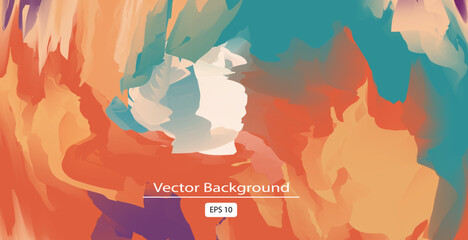 Abstract wavy liquid background. Gradient mesh.
 Variation set. Blue green saturated vivid color blend. Modern design template for posters, ad banners, 
brochures, flyers, covers, websites. Vector ima