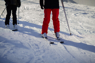 Ski fahren macht spass