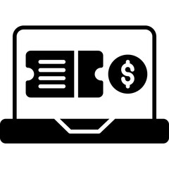 Electronic Ticket Icon
