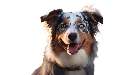Fototapeta premium Border Collie on transparent background