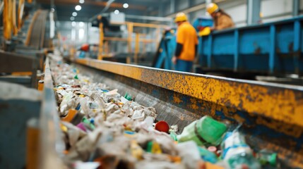Waste Recycling Plant Conveyor Belt