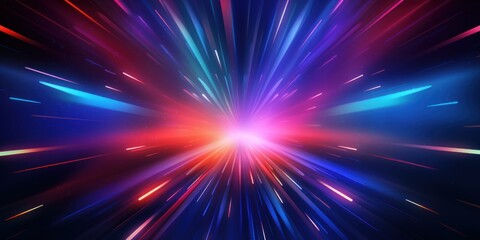 colorful light explosion flash background design pattern