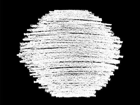 Chalk texture on black background. White brush stroke. Abstract backdrop. Hand drawn drawing. Vector illustration.	
