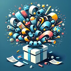 gift paper vector image 22