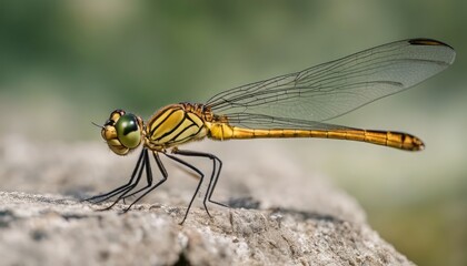Dragonflies, insects, animals, nature, macro Dragonfly - focus on the eye