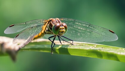 Dragonflies, insects, animals, nature, macro Dragonfly - focus on the eye