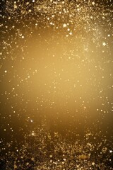 gold golden blank frame background with confetti glitter and sparkles