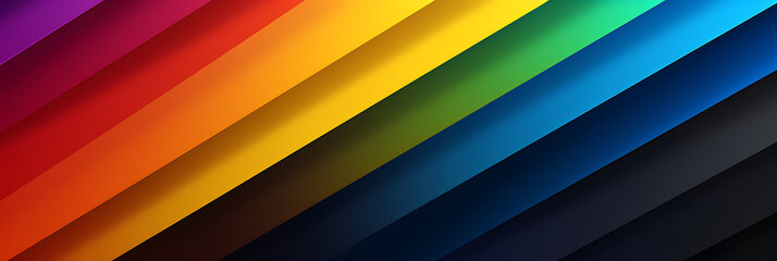abstract design background colors of pride flag - rainbow banner style.  - obrazy, fototapety, plakaty