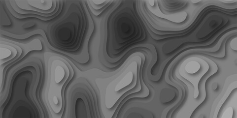 3D Stylized topographic contour map. Geography scheme and terrain. Topography grid map. Contour map background. Geographic line mountain relief. Abstract lines or wavy backdrop background.