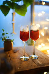 サングリアで乾杯