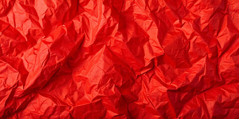 Obraz premium red crumpled paper texture