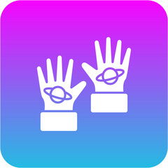 Space Gloves Icon