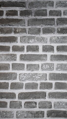 Silver Painted Brick Wall. Abstract background texture with old dirty and vintage style pattern