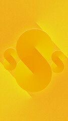 Yellow and orange gradient abstract background