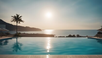 Luxury Swimming pool in front of beach