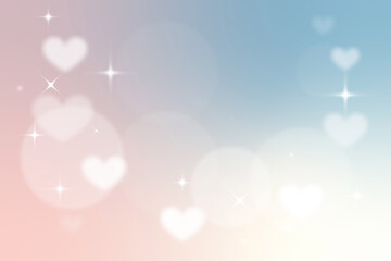 Abstract heart gradient background