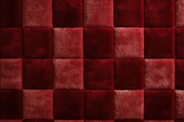Maroon square checkered carpet texture 