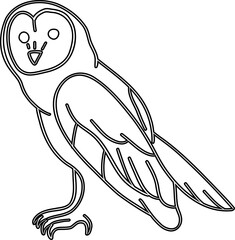 Owl magical design.