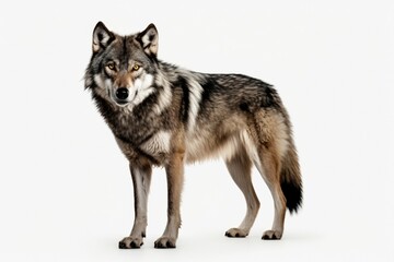 Fototapeta premium Wild wolf clipart