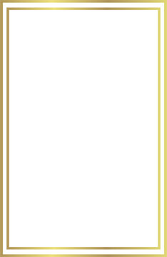 picture frames. Empty gold borders. Golden ornaments. Luxury art. decorative framework. on transparent, png