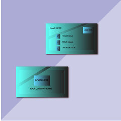 Naklejka na ściany i meble modern business card templateCreative and modern business card template,Creative and Clean Business Card Template., Personal visiting card with company logo,modern business card print templates,