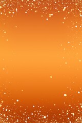 Obraz na płótnie Canvas orange blank frame background with confetti glitter and sparkles