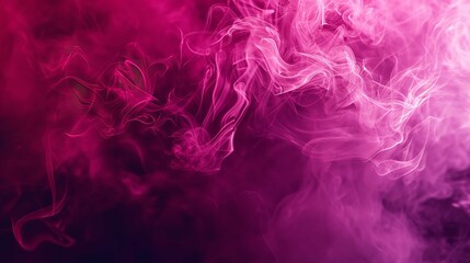 Obraz premium Abstract Magenta Smoke Background with Graceful Flow