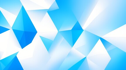 geometric triangle soft blue background. Futuristic digital hi-technology. White arrows banner. Vector illustration