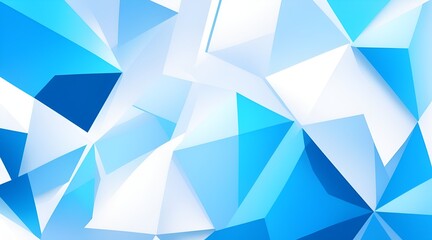geometric triangle soft blue background. Futuristic digital hi-technology. White arrows banner. Vector illustration