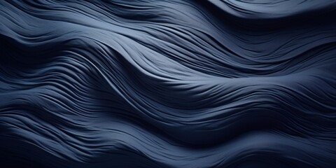 navy blue wavy lines field landscape