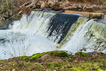 Rushing Waterfall Whitewater