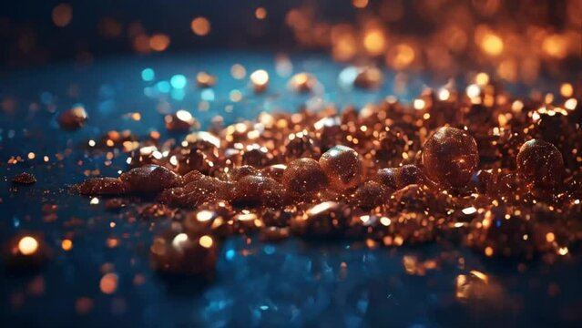Abstract beautiful background, particle, glitter, shiny, banner, bokeh,