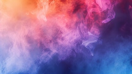 Obraz na płótnie Canvas Abstract Colorful Gradients and Light Smoke