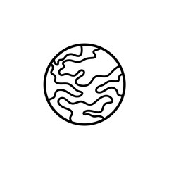 Doodle planets of the solar system