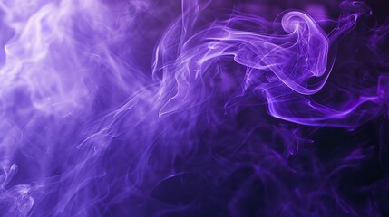 Beautiful Abstract Background with Purple Smoke