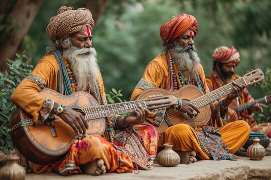 Baul mystic minstrels' enchanting melodies Explore the enchanting melodies of Baul mystic minstrels during weddings