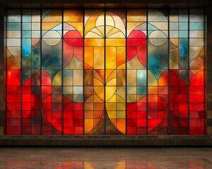 Large Stained Glass Wall 5