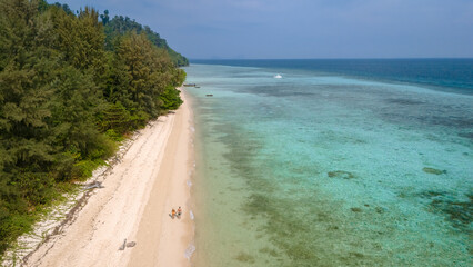 Koh Ngai tropical Island in the Andaman Sea Trang in Thailand